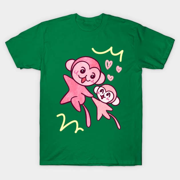 Father and baby monkey! T-Shirt by Kenners